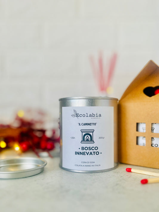 BOSCO INNEVATO - Caminetto - Candela Maxi
